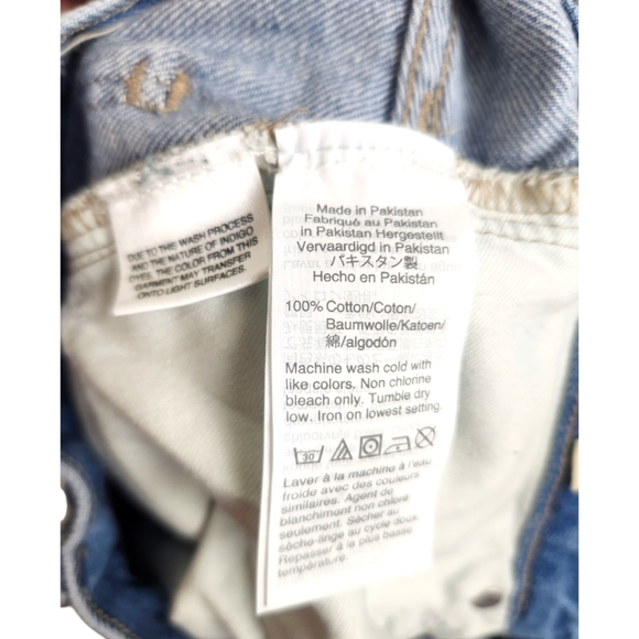 Madewell The Momjean in Gilford Wash Ripped Edition Size 24 High Rise AJ214 - Picture 8 of 8